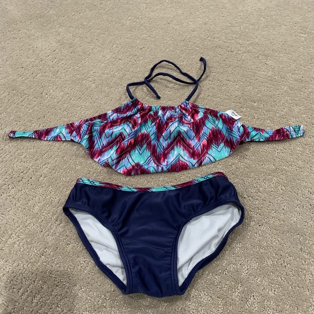 two piece girls halter bikini